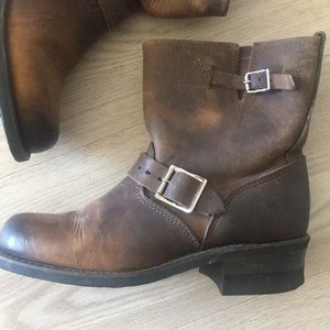 Frye engineer boots
